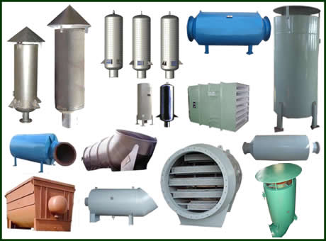 锅炉排汽消声器、风机消声器以及蒸汽消声器、管道及安阀等设备分类介绍